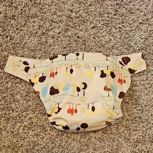 Grovia Yellow Trees Hybrid Diaper
